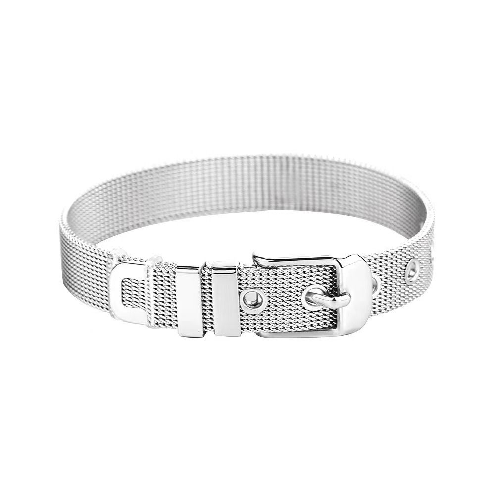 Women'S Accessories To Wear With Watch - Bangle Street Wear Titan-Stahl-Netz-Uhrenarmband Unisex Handgelenk-Zubehör