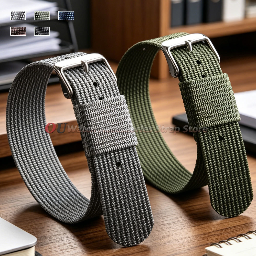 Women'S Accessories To Wear With Watch - Nylonarmband 18mm 20mm 22mm für Seiko