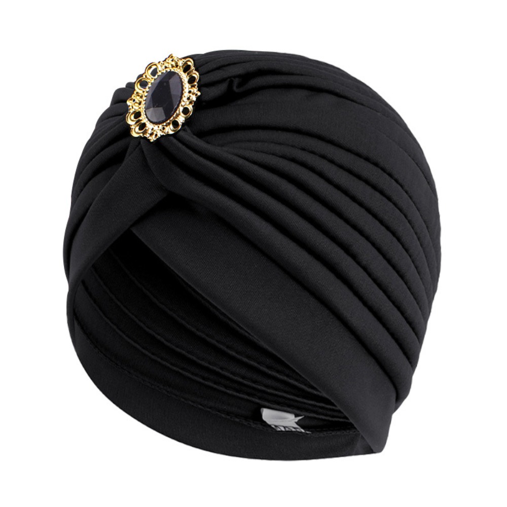 Women Accessories India - Lässiger Retro-Ethno-Turban, Kopfbedeckung, Chemotherapie-Mütze, Stirnbänder, Accessoire,