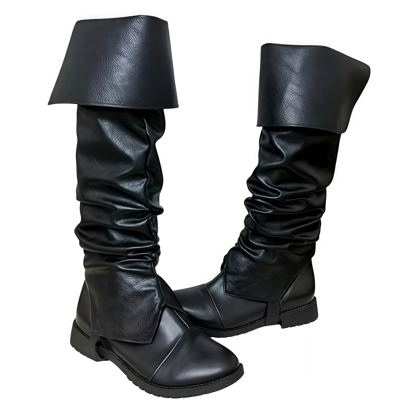 Women'S Viking Accessories - Mittelalterliche Piraten-Stiefelüberzüge für Erwachsene, Herren und