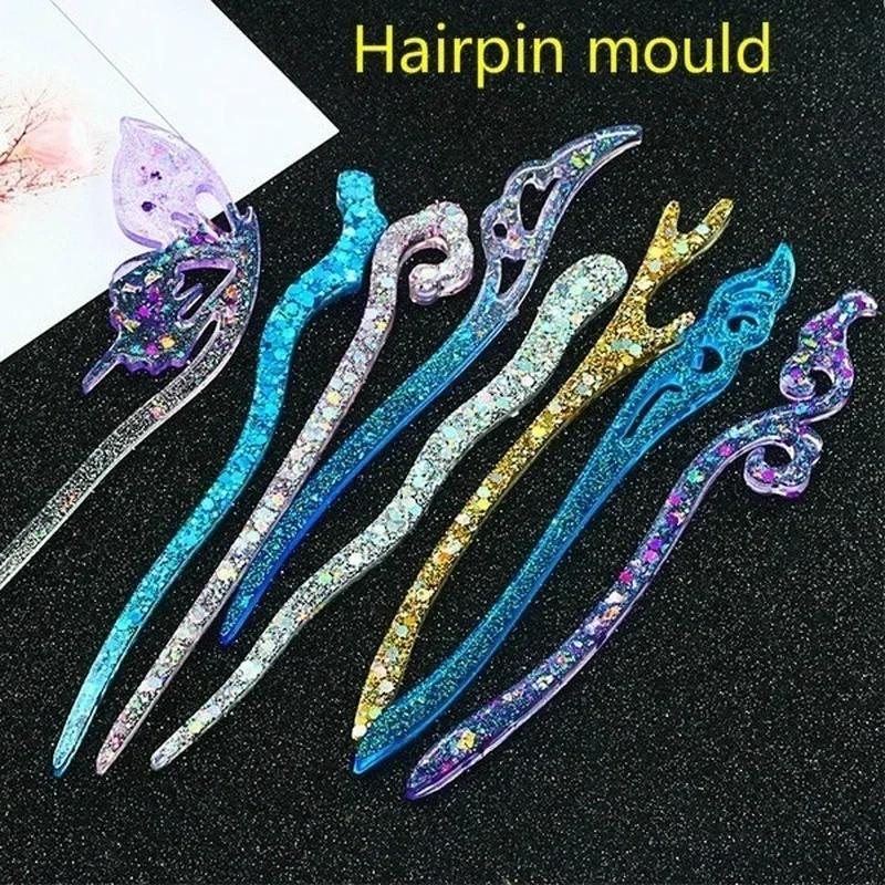 Pearl Hair Pin - Neue Transparente Haarnadel Silikon Spezielle Form