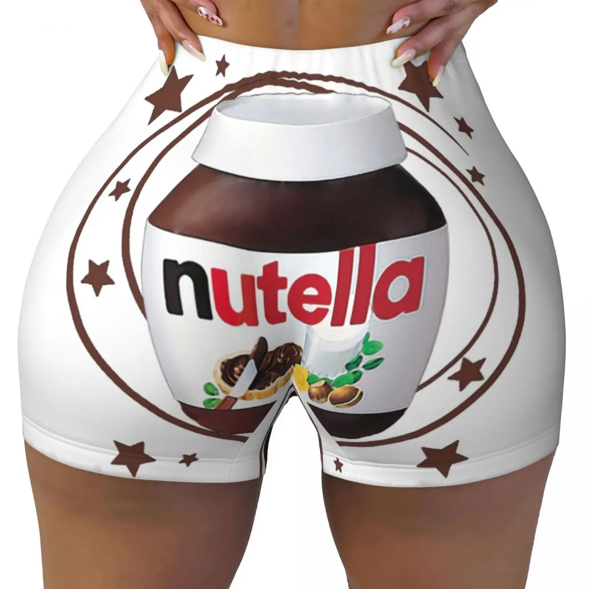 Women'S Volleyball Accessories - Benutzerdefinierte Nutella Swirls Gym Volleyball Biker