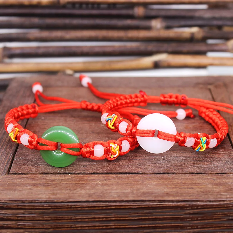 Echtes Jade-Donut-Armband, Arm – Women'S Accessories Designer Bewertung und Preis