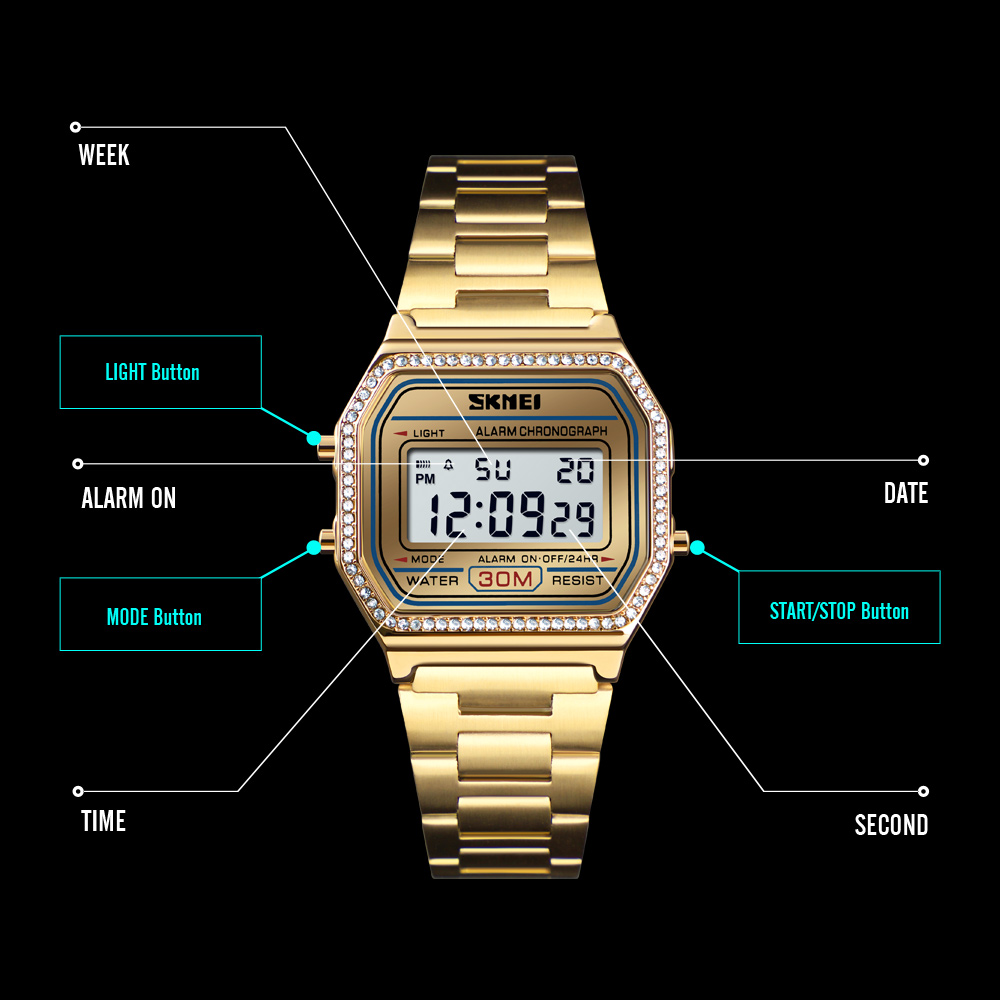 Luxus Dame Uhr SKMEI Neue Frau – Women Accessories Display Bewertung und Preis