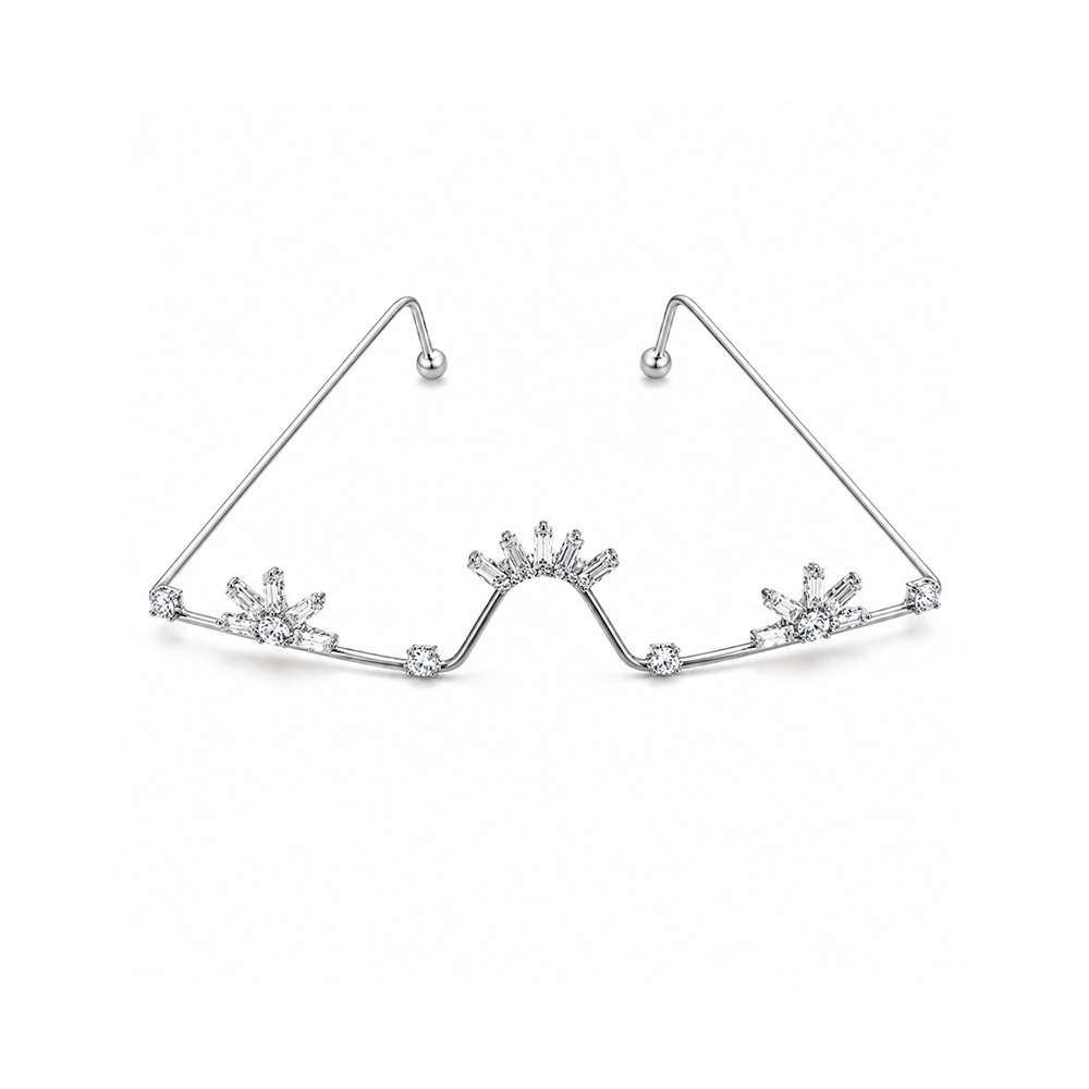 Neue Randlose Strass-Brille mi – Women Accessories Photos Bewertung und Preis