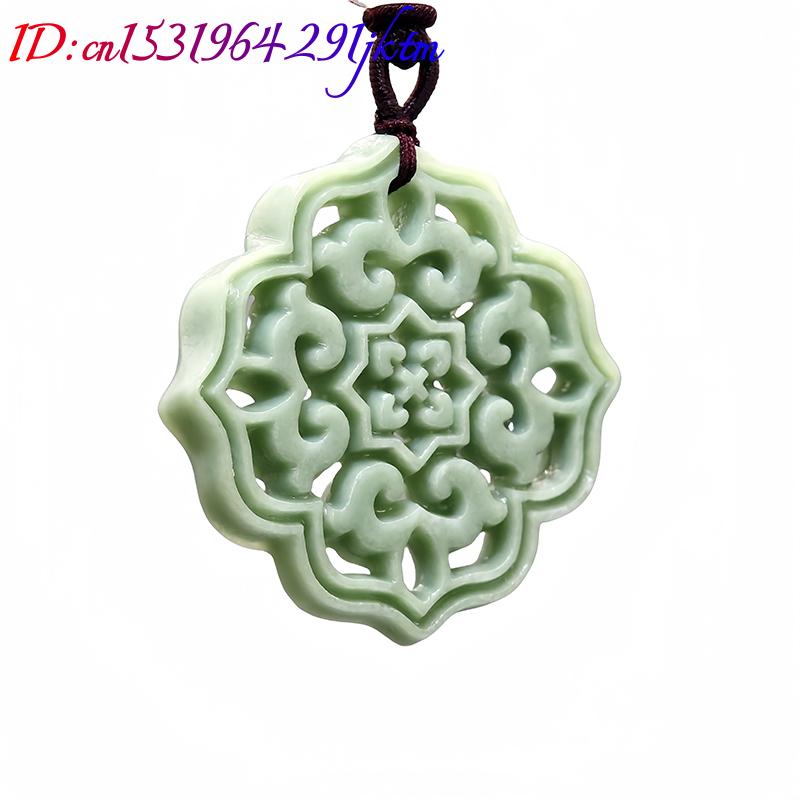 Natürliche echte Jade-Blumen-A – Women'S Accessories Designer Bewertung und Preis