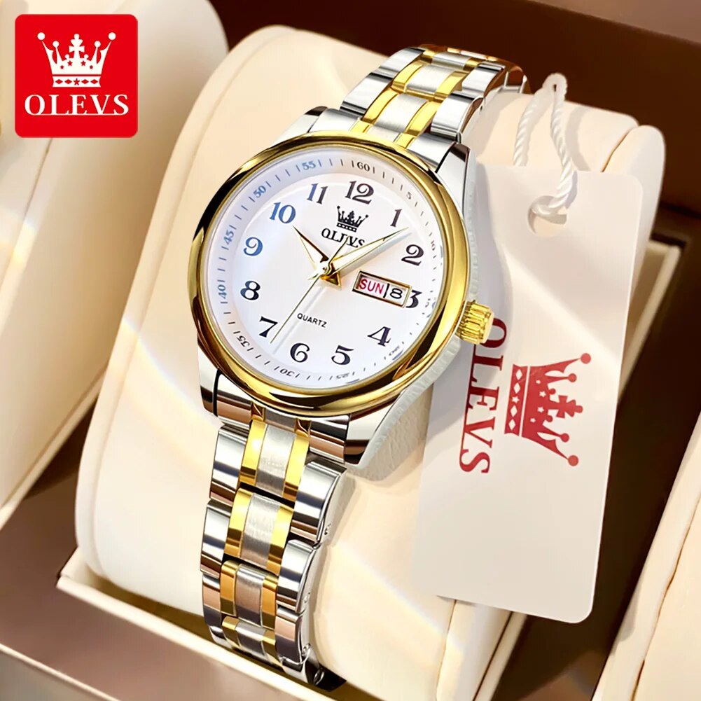 OLEVS 5567 Bestseller Damenuhr – Women Accessories Display Bewertung und Preis