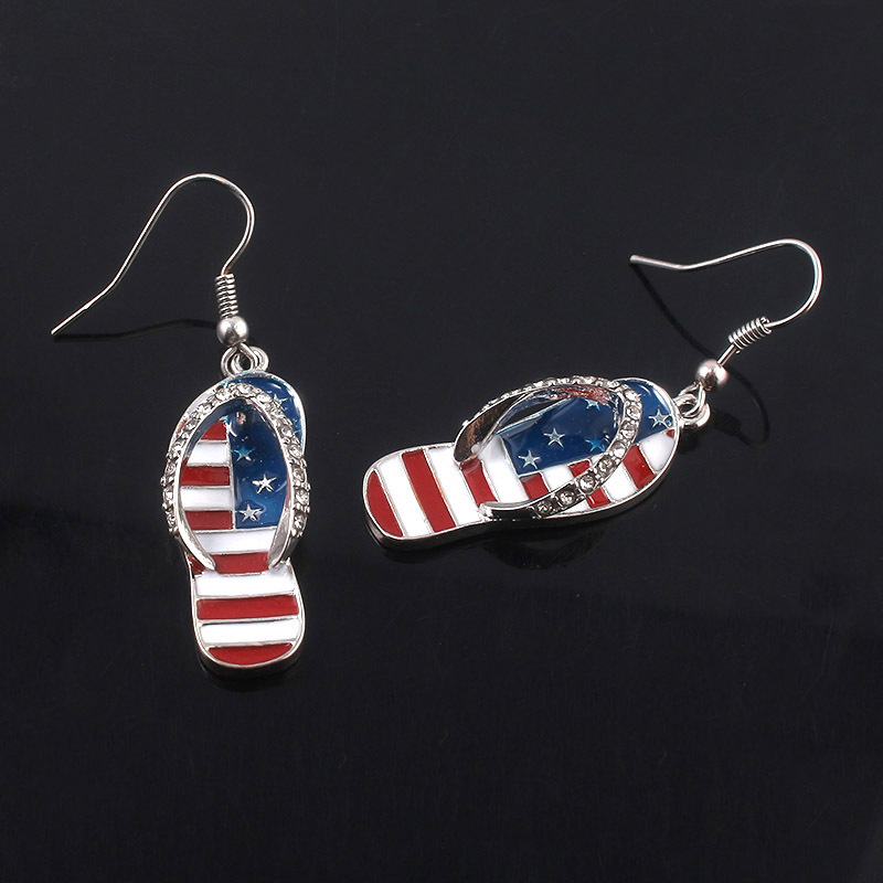 Amerikanische Flaggen-Ohrringe – Women Accessories Usa Bewertung und Preis