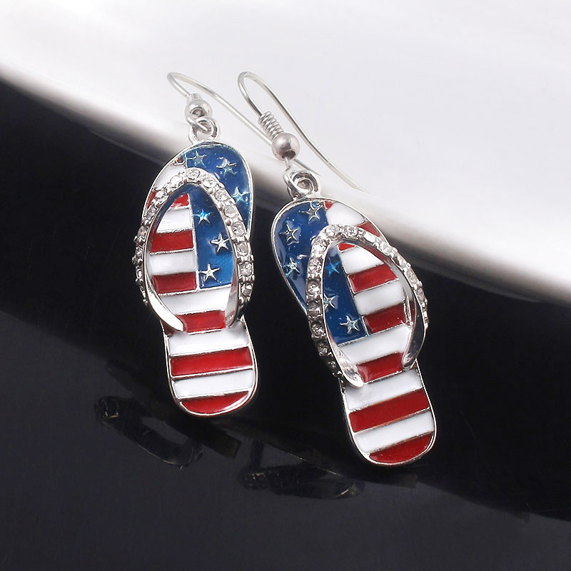 Amerikanische Flaggen-Ohrringe – Women Accessories Usa Bewertung und Preis