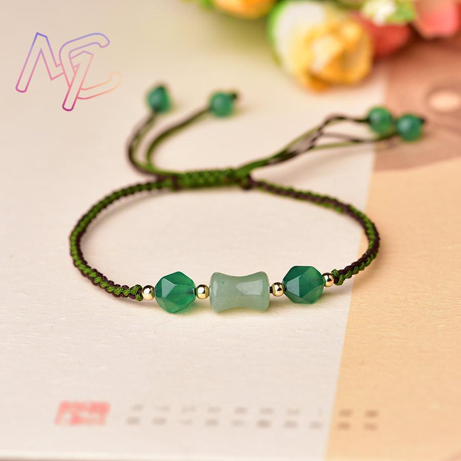 Grüne natürliche Jadeperlen-Ar – Women'S Accessories Designer Bewertung und Preis