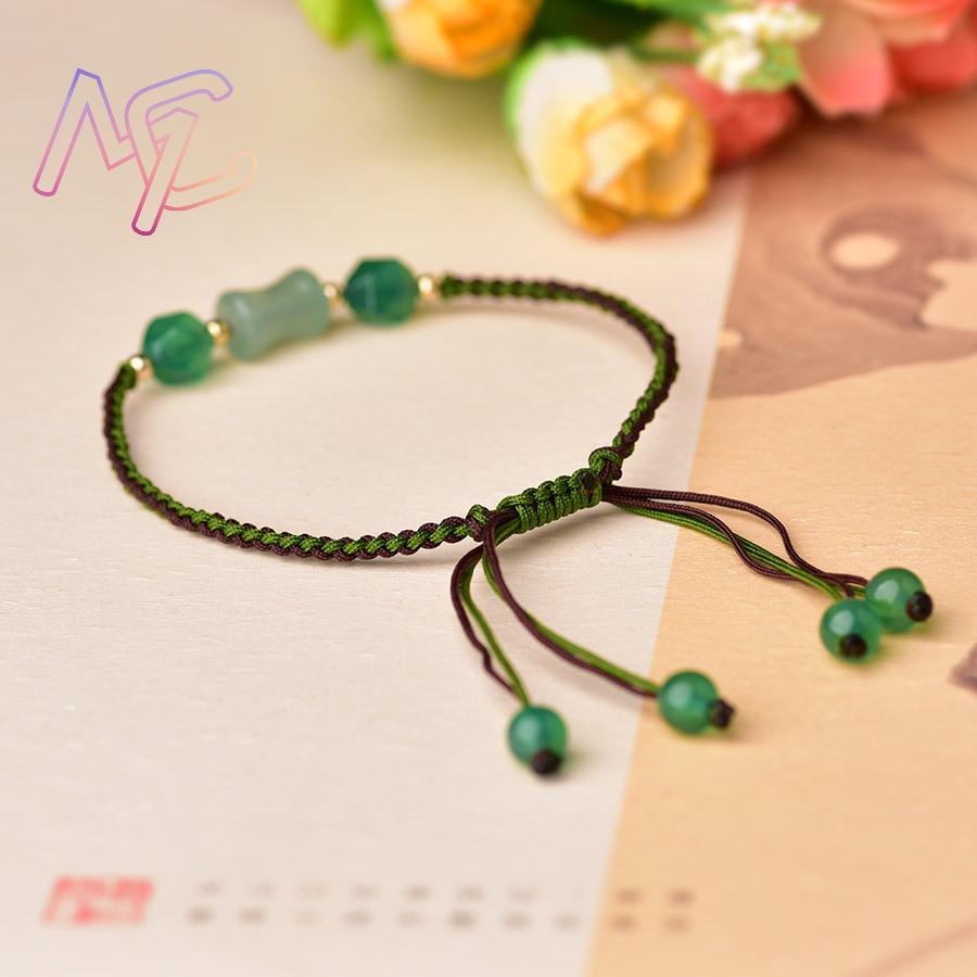 Grüne natürliche Jadeperlen-Ar – Women'S Accessories Designer Bewertung und Preis