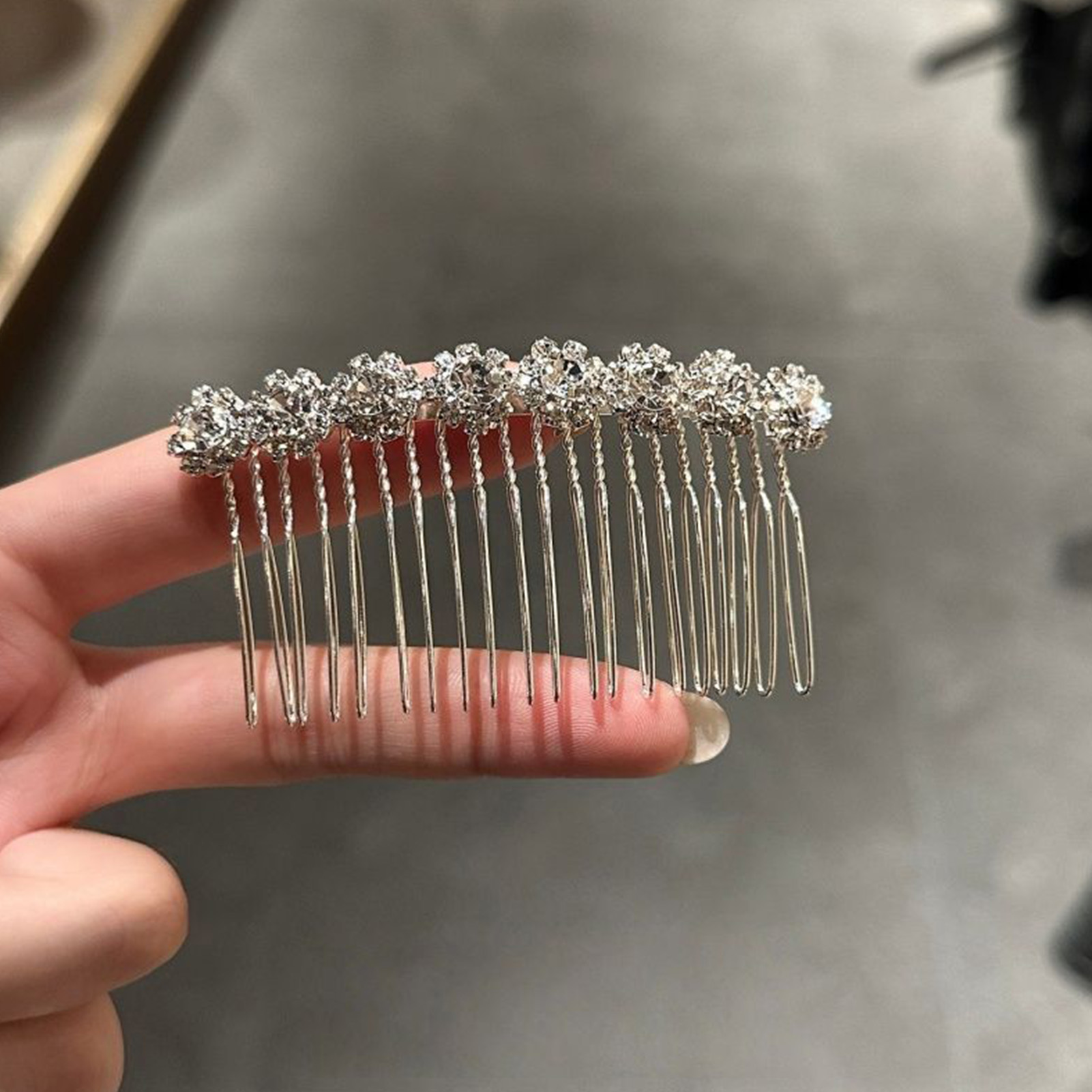 Minimalistische Strass-Blumen- – Pearl Hair Pin Bewertung und Preis
