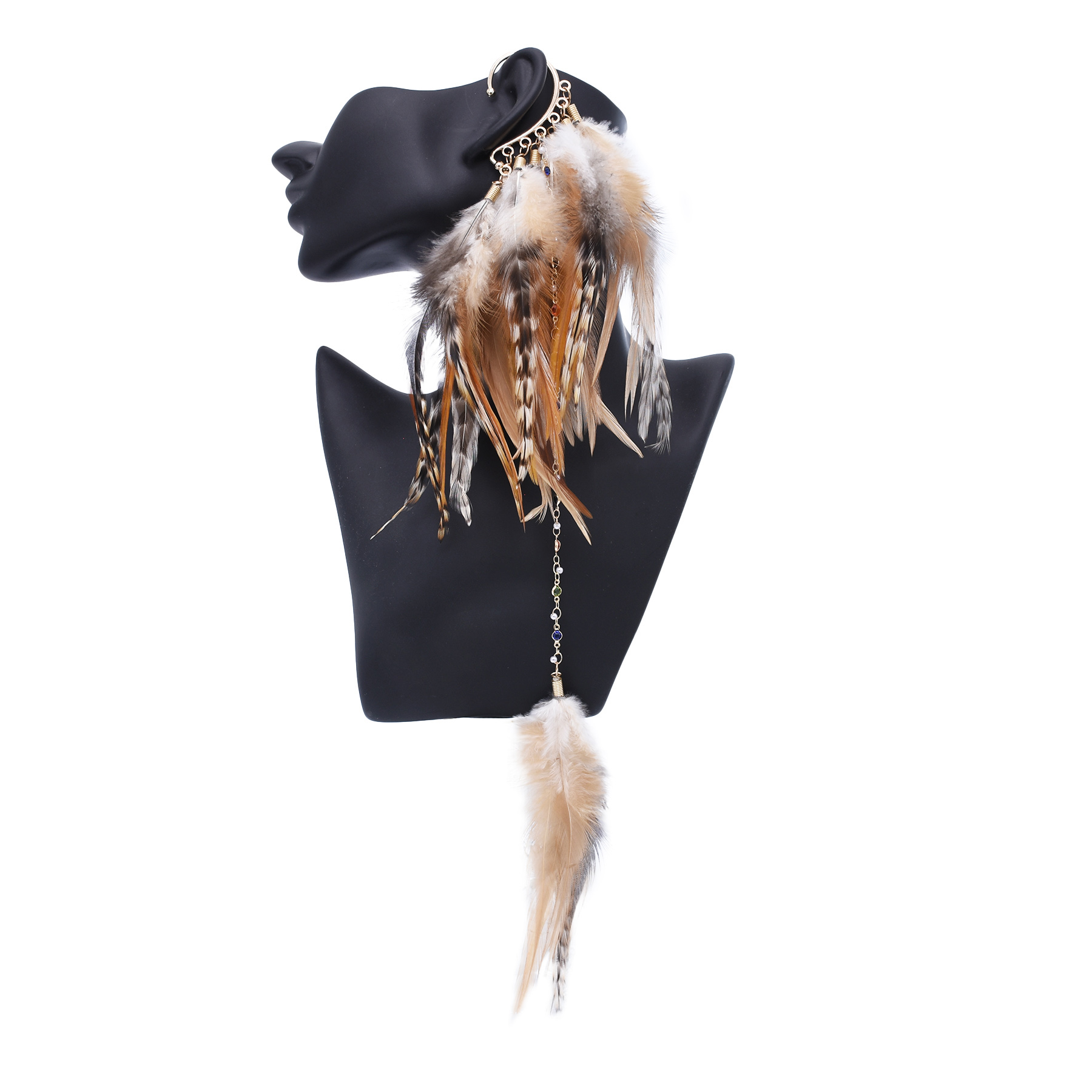 Böhmische Ethno-Stil Feder-Tro – Women Accessories India Bewertung und Preis