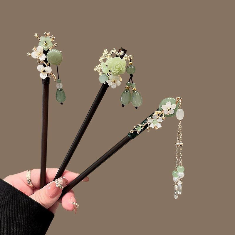 Antike Holz Haarnadel Damen El – Pearl Hair Pin Bewertung und Preis
