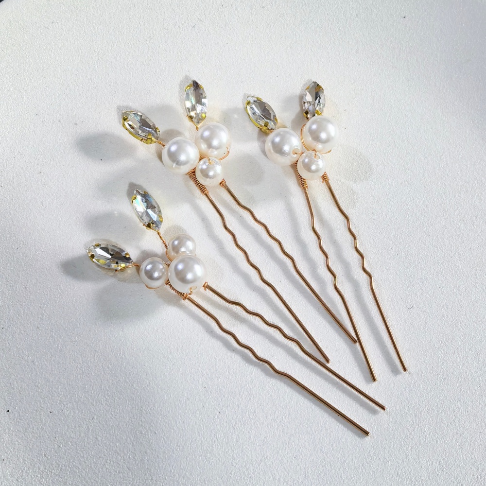 Perlen-Kristall-Haarnadeln, Ka – Pearl Hair Pin Bewertung und Preis