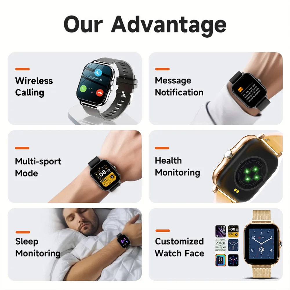 Smart Watch für Android IOS Uh – Women Accessories Display Bewertung und Preis