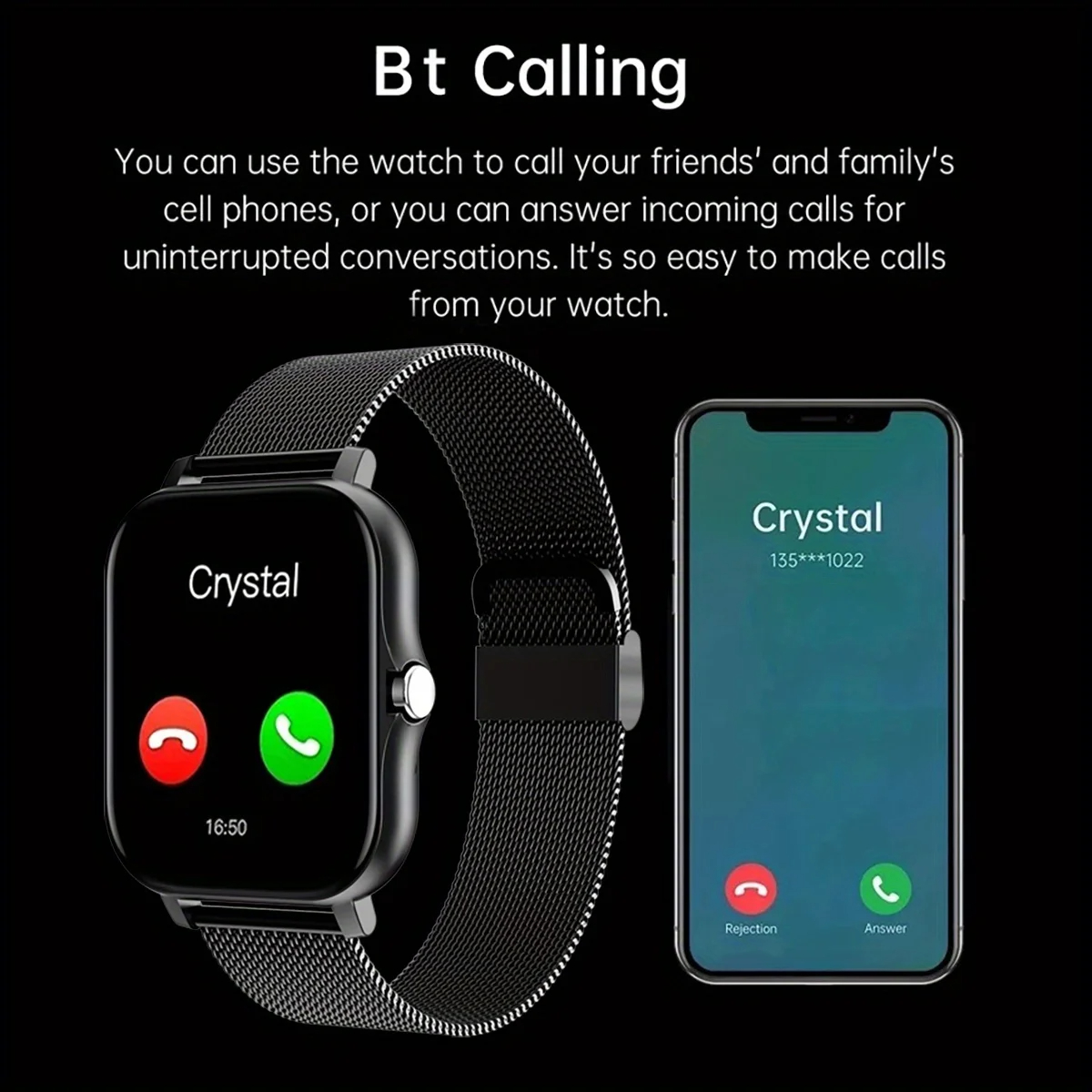 Smart Watch für Android IOS Uh – Women Accessories Display Bewertung und Preis