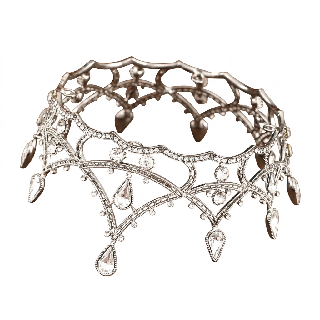 1 Stück Barocke Kristallkrone  – Queen Accessories Bewertung und Preis
