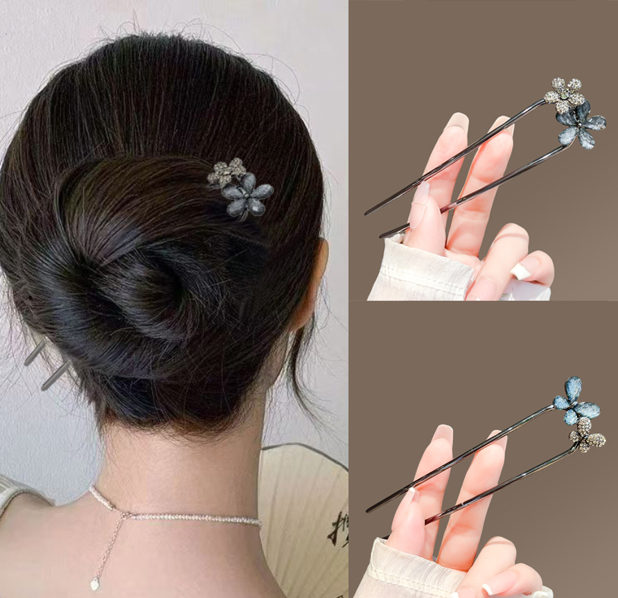 Vintage Haarspange mit Blumen- – Pearl Hair Pin Bewertung und Preis