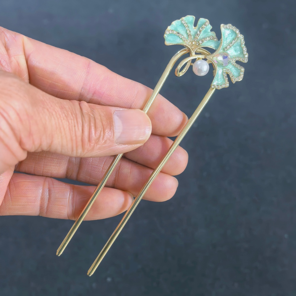 Vintage Haarspange mit Blumen- – Pearl Hair Pin Bewertung und Preis