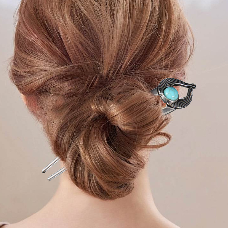 Ägypten Türkis U-Form Haar Gab – Pearl Hair Pin Bewertung und Preis