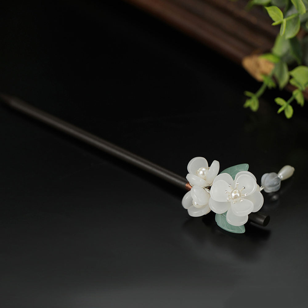Retro Blume Haarnadel Mit Perl – Pearl Hair Pin Bewertung und Preis